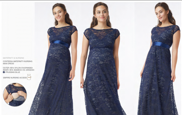 VESTIDO CONTESSA MAXI - AZUL REY - Imagen 2